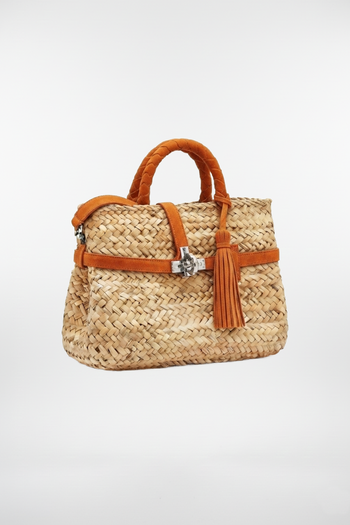 Sac Tressé Riviera Beige