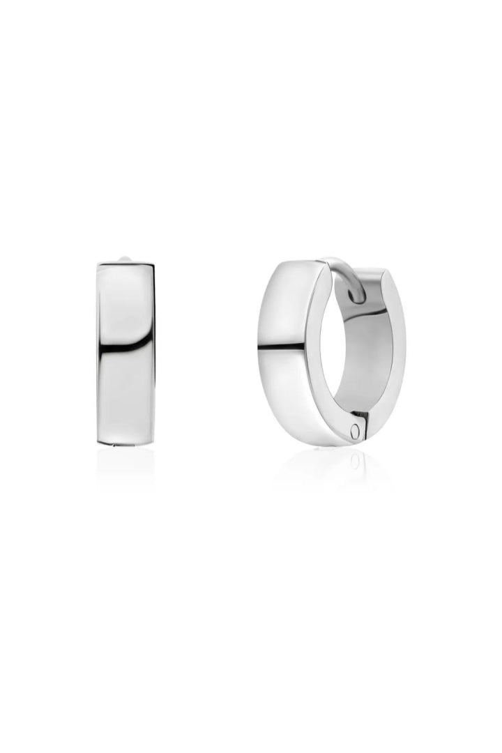 Pendientes Huggie Redondeados