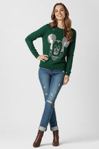 Sequin Mickey Sweater