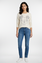 Pull Mickey à paillettes
