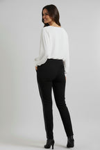 Sequin Stripe Tuxedo Trousers