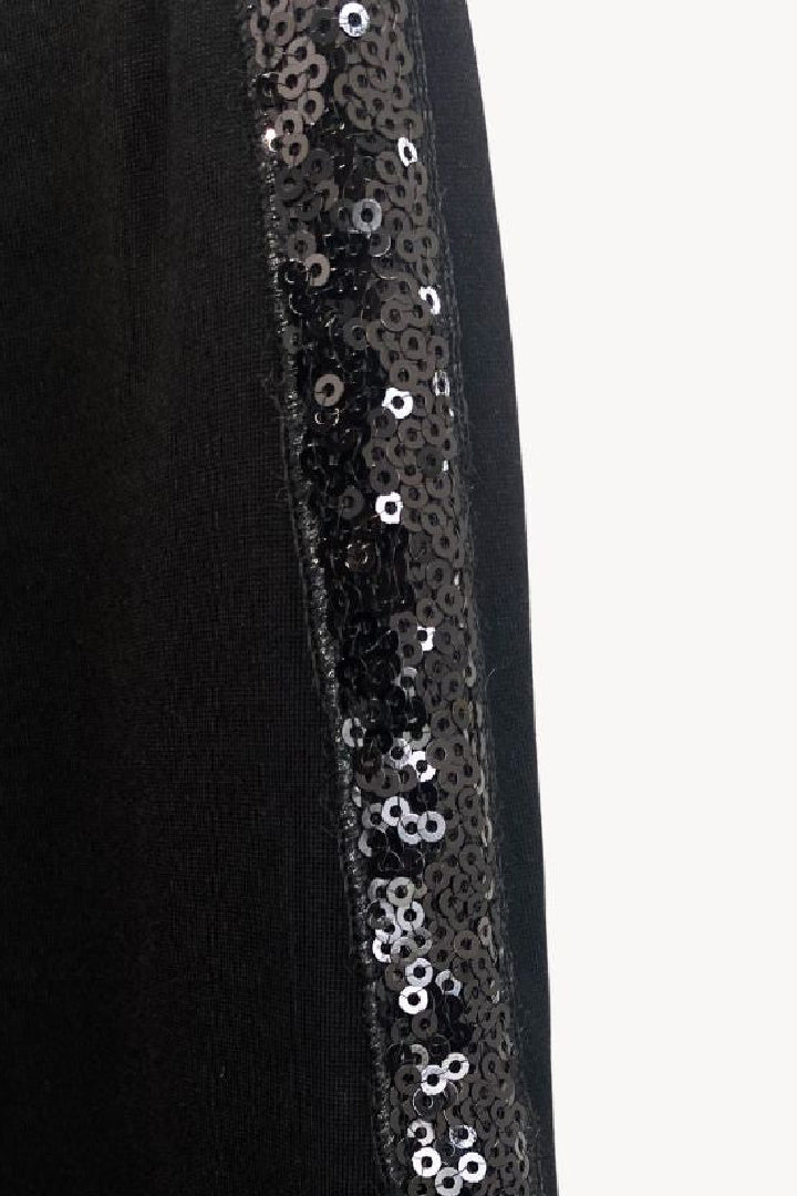 Sequin Stripe Tuxedo Trousers