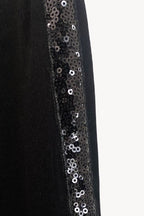 Sequin Stripe Tuxedo Trousers