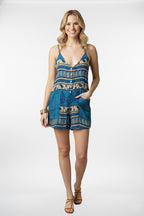 Shenanigans Strappy Romper