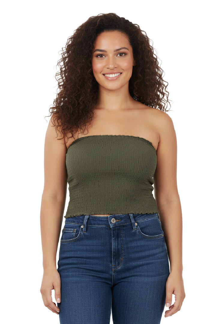 Shirred Tube Top