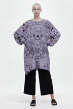 Shiva Lover Black & White Caftan