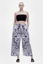 Shiva Lover Black & White Pants