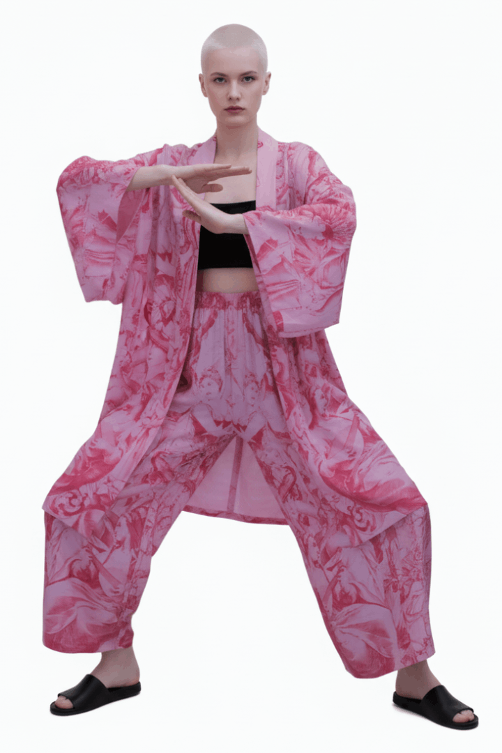 Shiva Lover Red Kimono