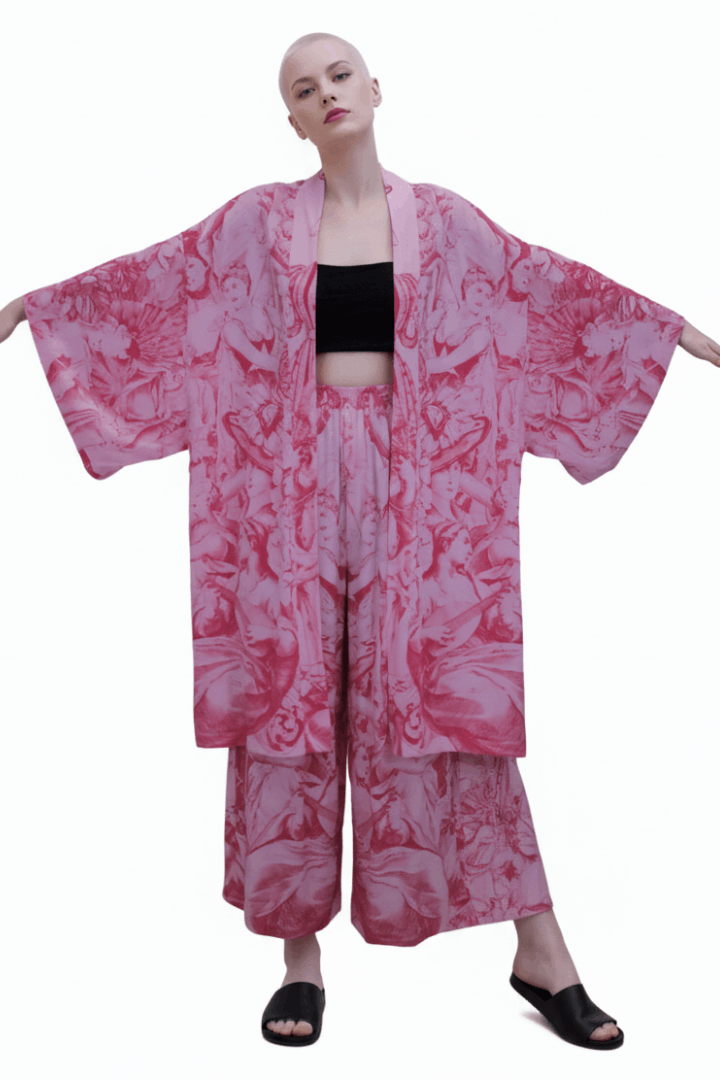Shiva Lover Red Kimono