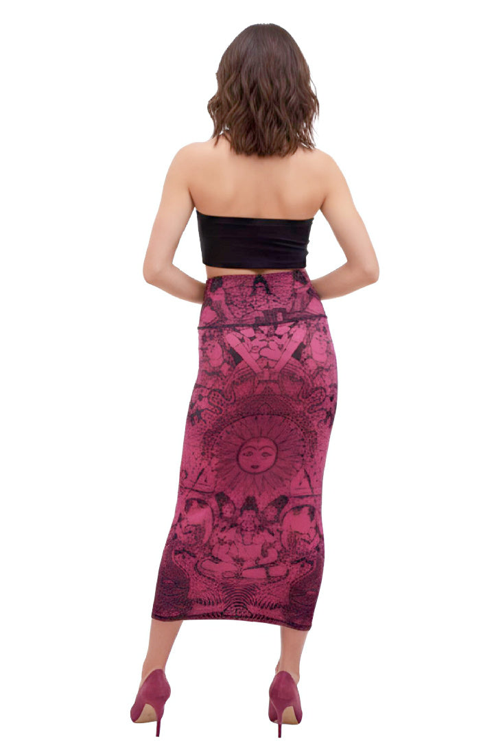 Shiva Lover Cherry Red Tube Skirt & Dress