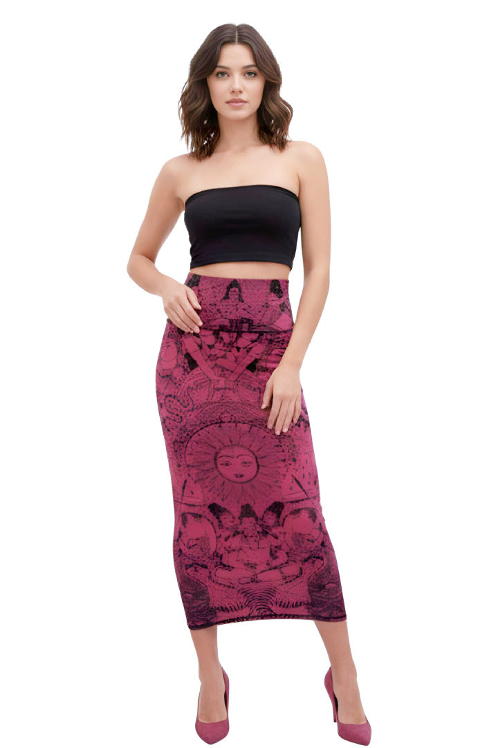 Shiva Lover Cherry Red Tube Skirt & Dress