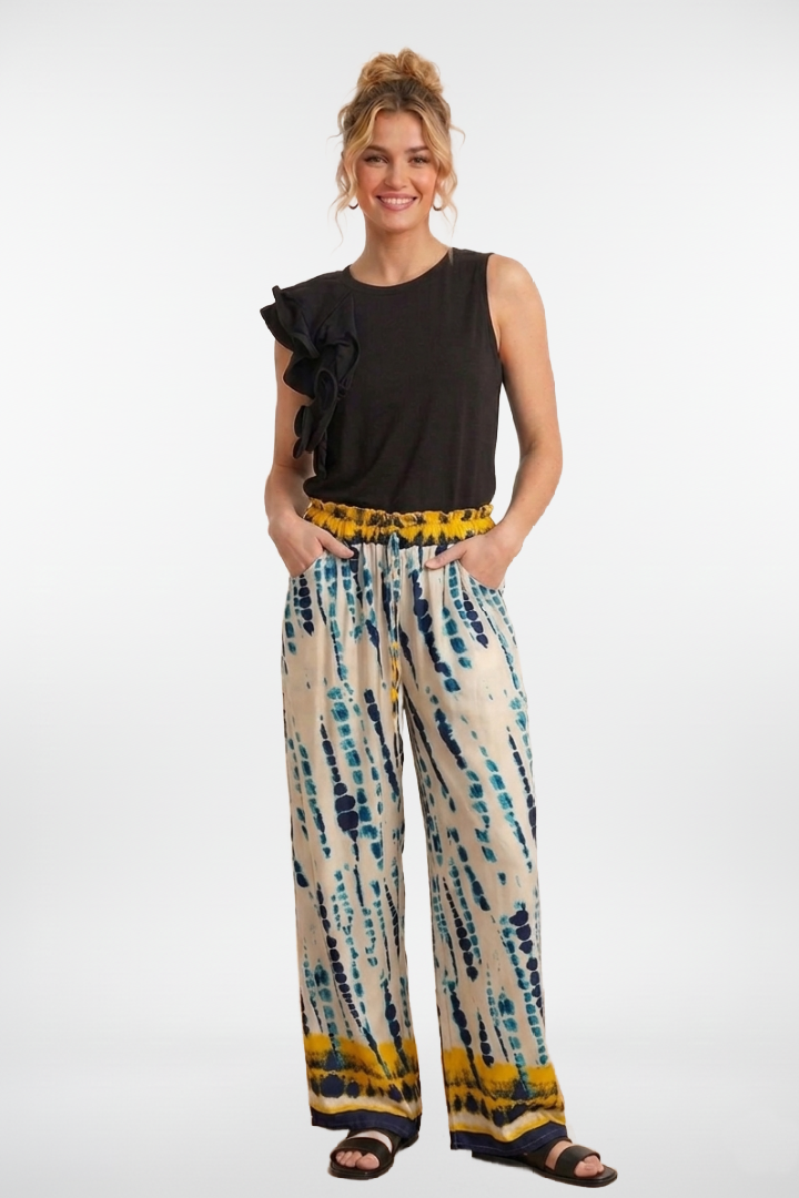 Silky Blue Pants