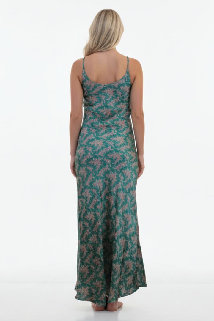 Reversible Simple Dress - Green / M -