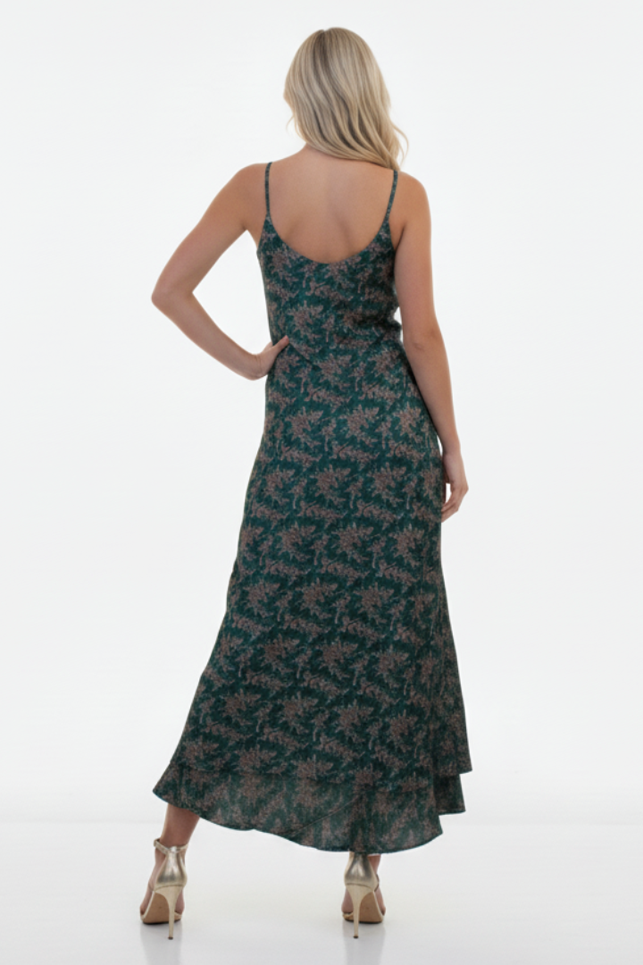 Reversible Simple Dress - Green / M -