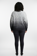 Sleeve V-Neck Dye Sweater