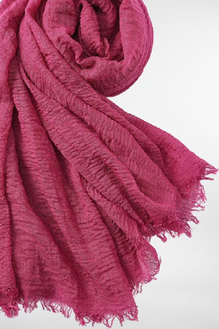 Soft Textured Cotton Scarf