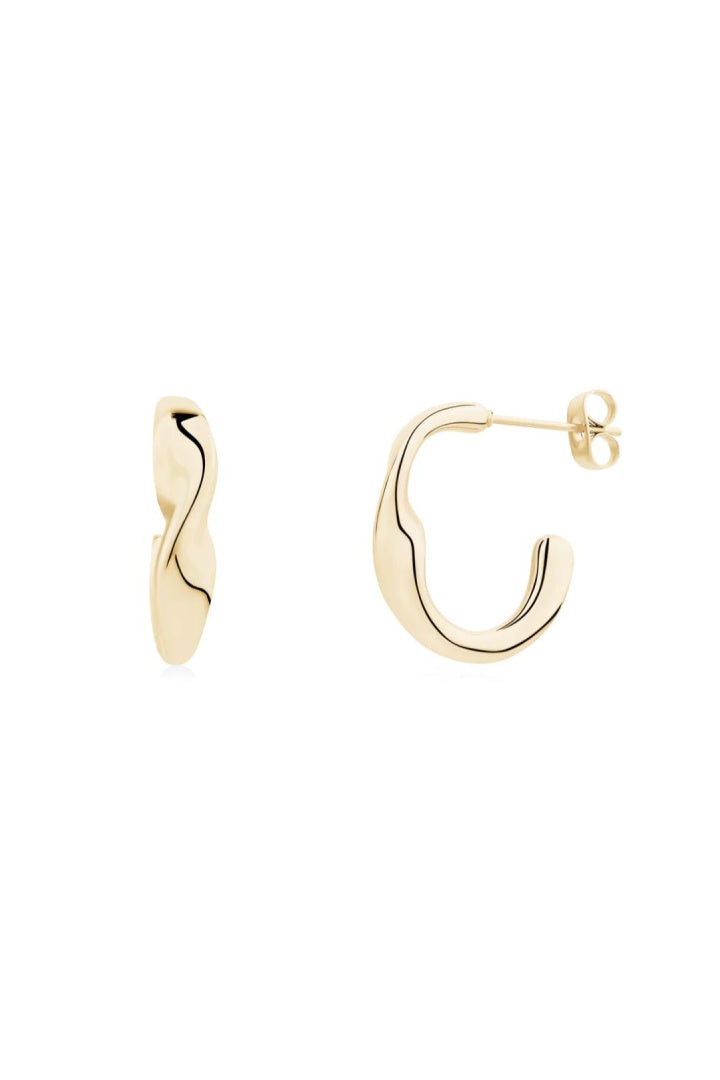 Spiral Stud Hoops