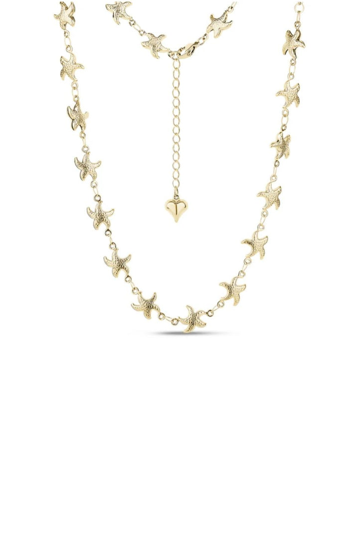 Starfish Link Necklace