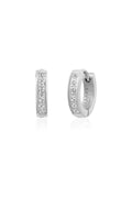 Pendientes de aro Huggie con gemas