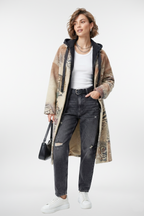 Sun Tiger Boiled Wool Coat