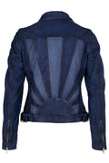 Chaqueta de cuero Sunny RF, azul
