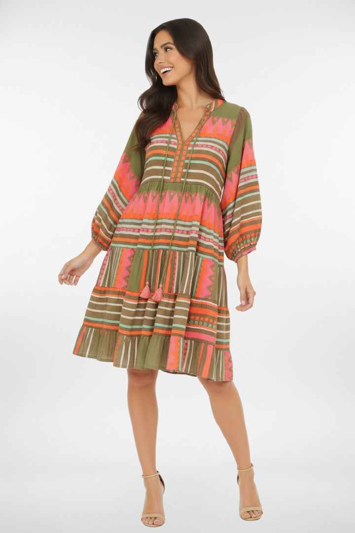 Sunspell Boho Tiered Dress