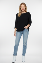 Textured Long Sleeves Top