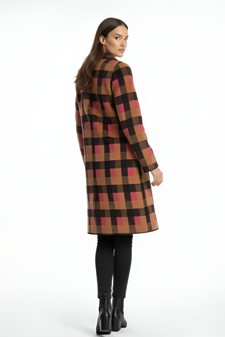 The Fluffy Plaid Statement Coat