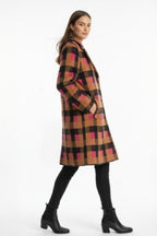The Fluffy Plaid Statement Coat