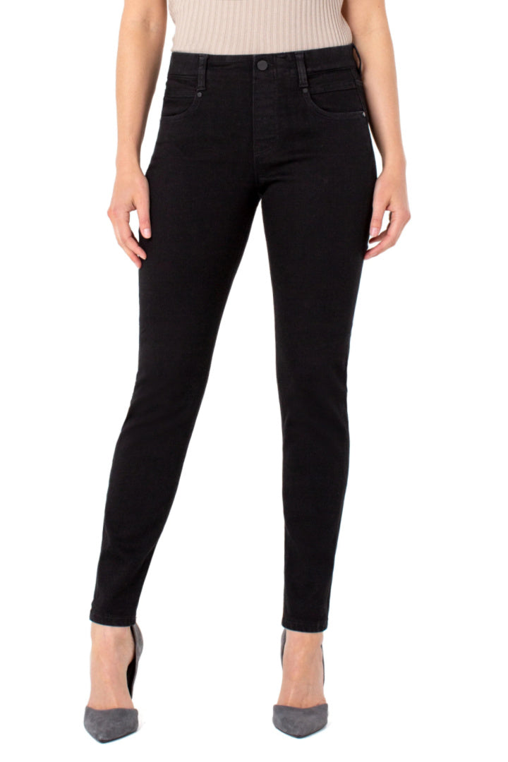 Gia Glider Pull on Skinny Black Rinse
