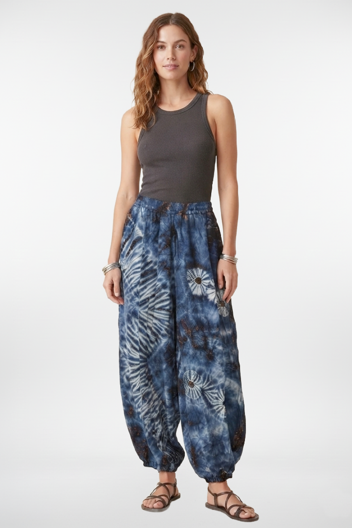 Tie Dye Ballon Pants