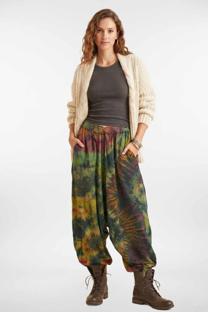 Tie Dye Ballon Pants