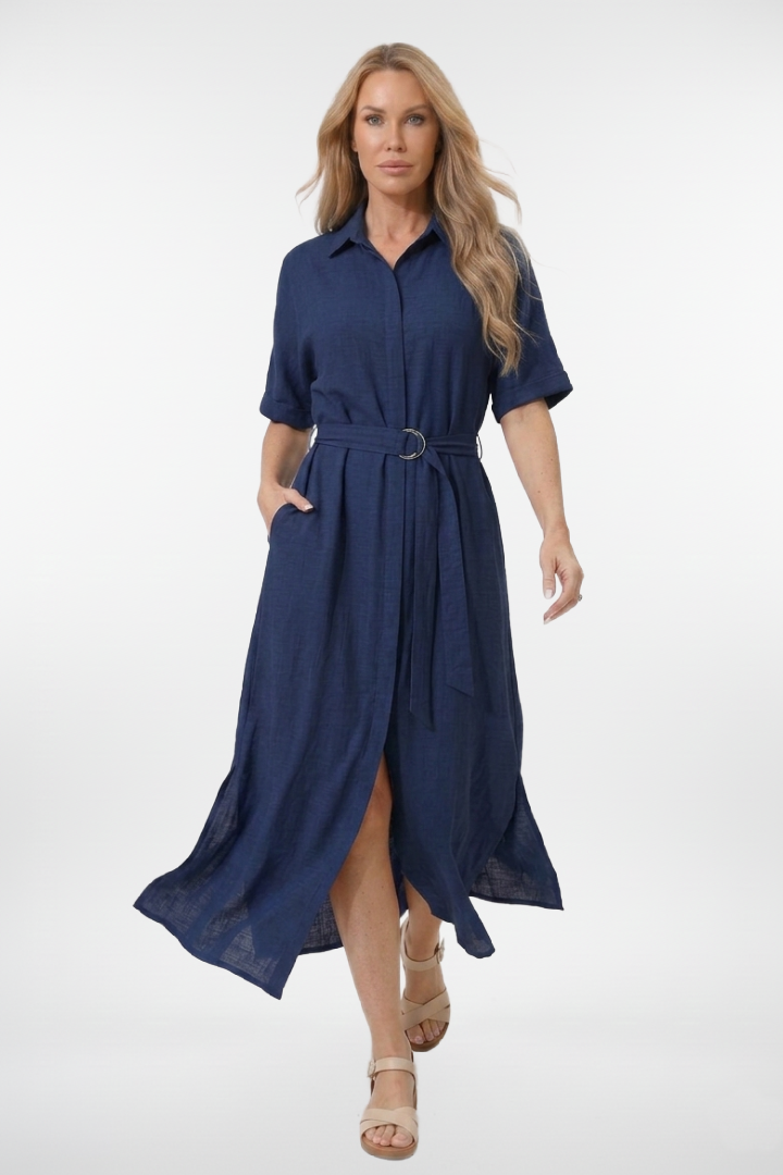 Timeless Elegance Shirt Dress