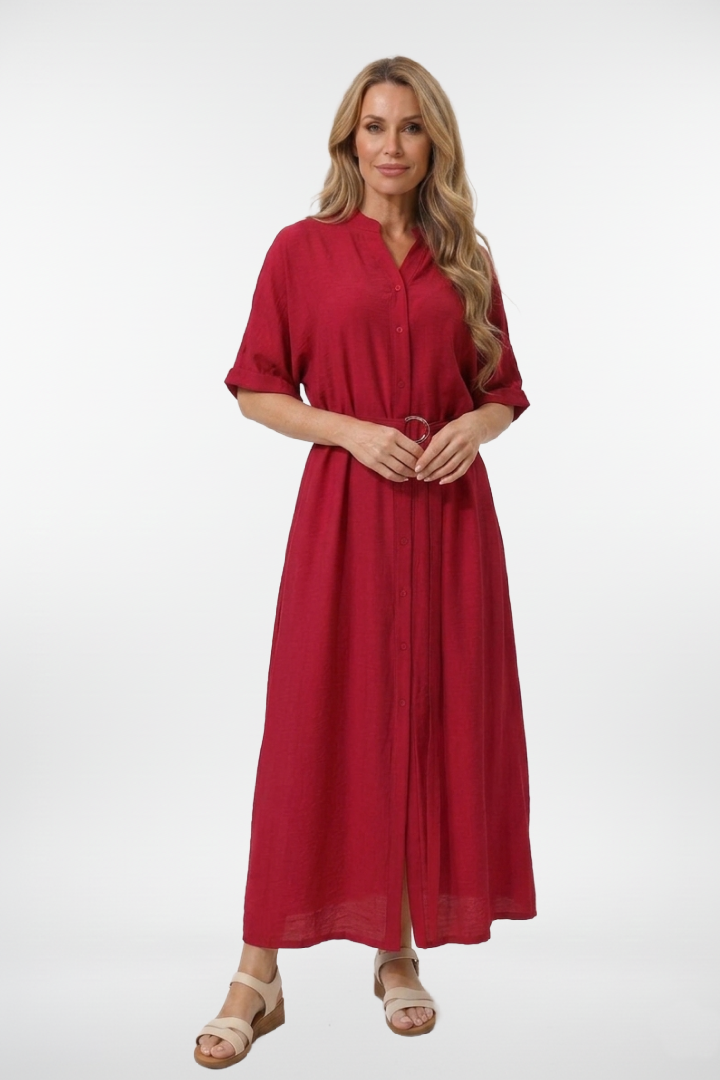 Timeless Elegance Shirt Dress