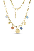 Tropical Charm Gold Necklace