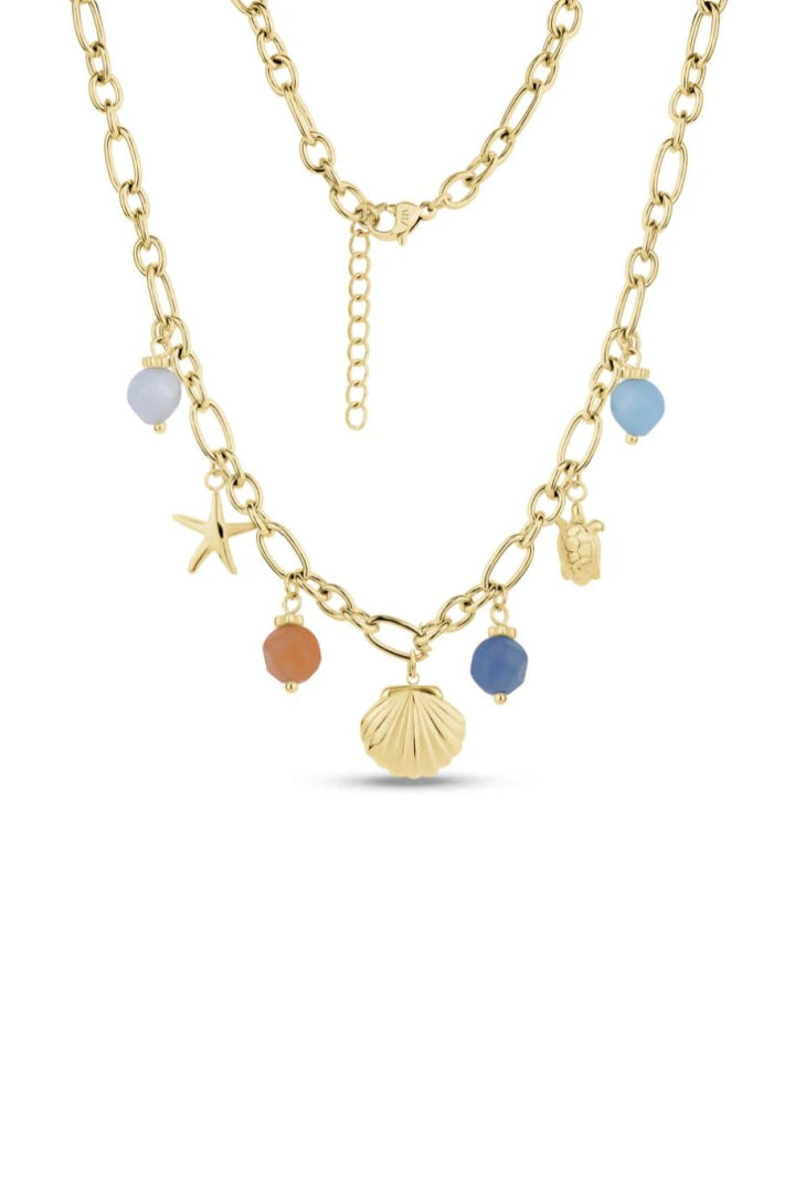 Tropical Charm Gold Necklace