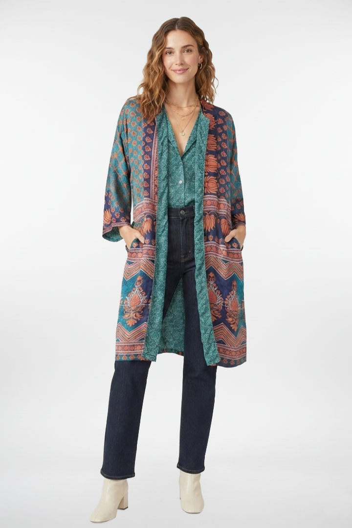 Unique Reversible Kimono Jacket