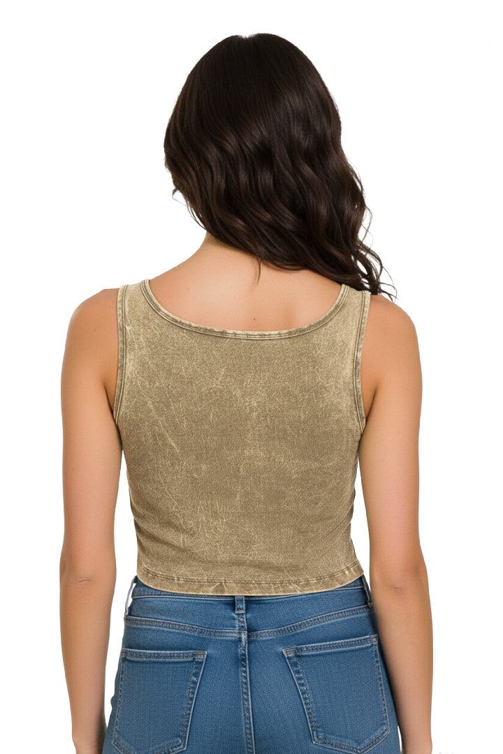 Urban Edge Square Neck Crop