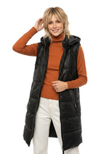 Veo CF Leather Vest, Black