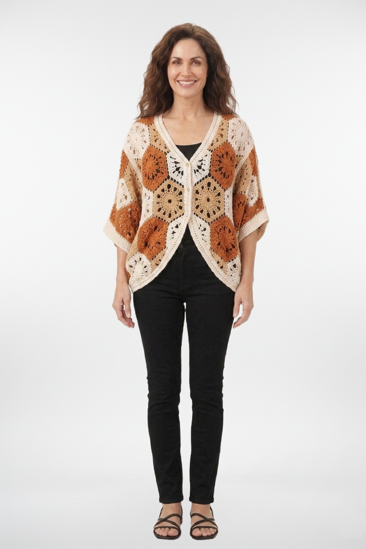 Vintage Crochet Cardigan