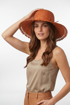Wide Brim Raffia Hat