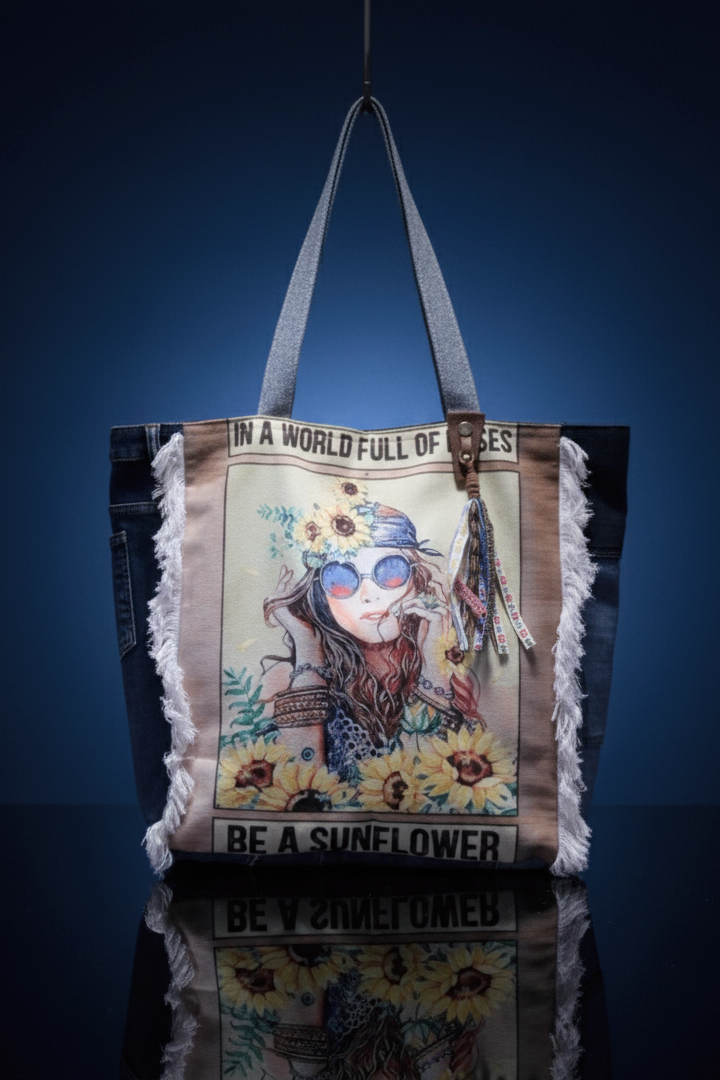 Upcycle Denim Tote Bag 005