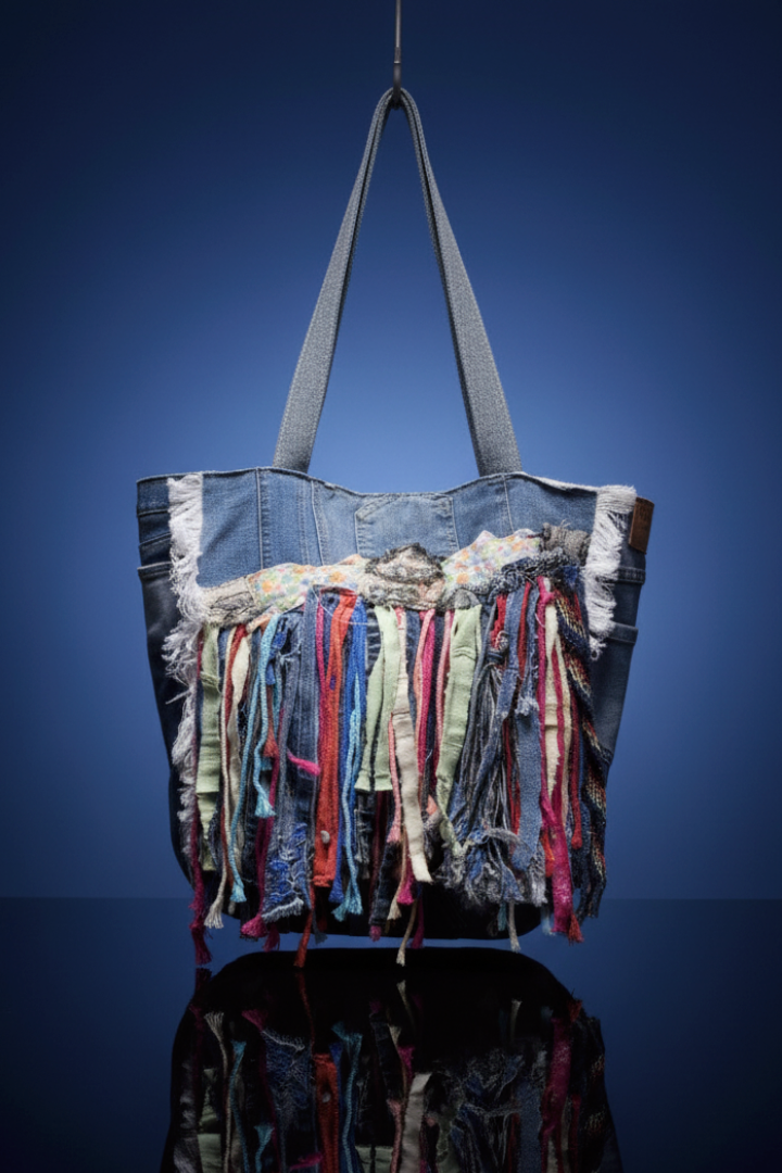 Upcycle Denim Tote Bag 006