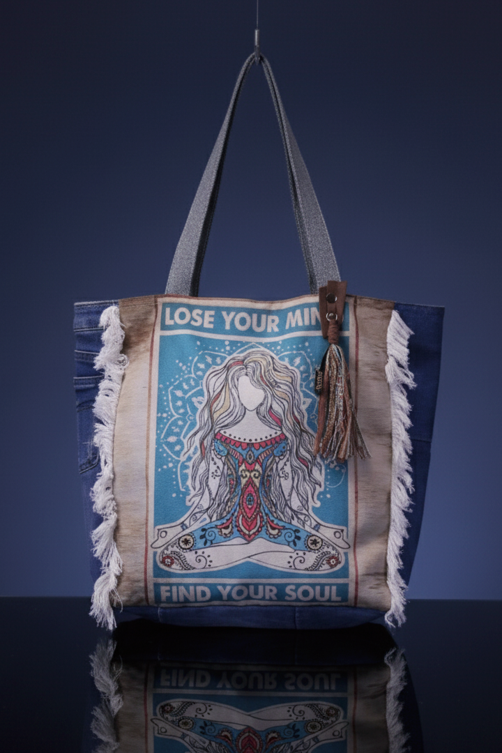 Upcycle Denim Tote Bag 008