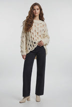 Eggie Open-Knit Sweater
