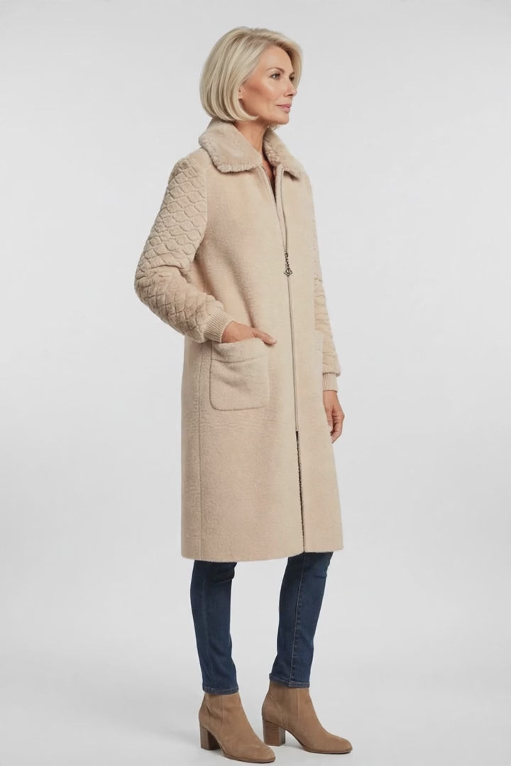 Faux Fur Long Coat