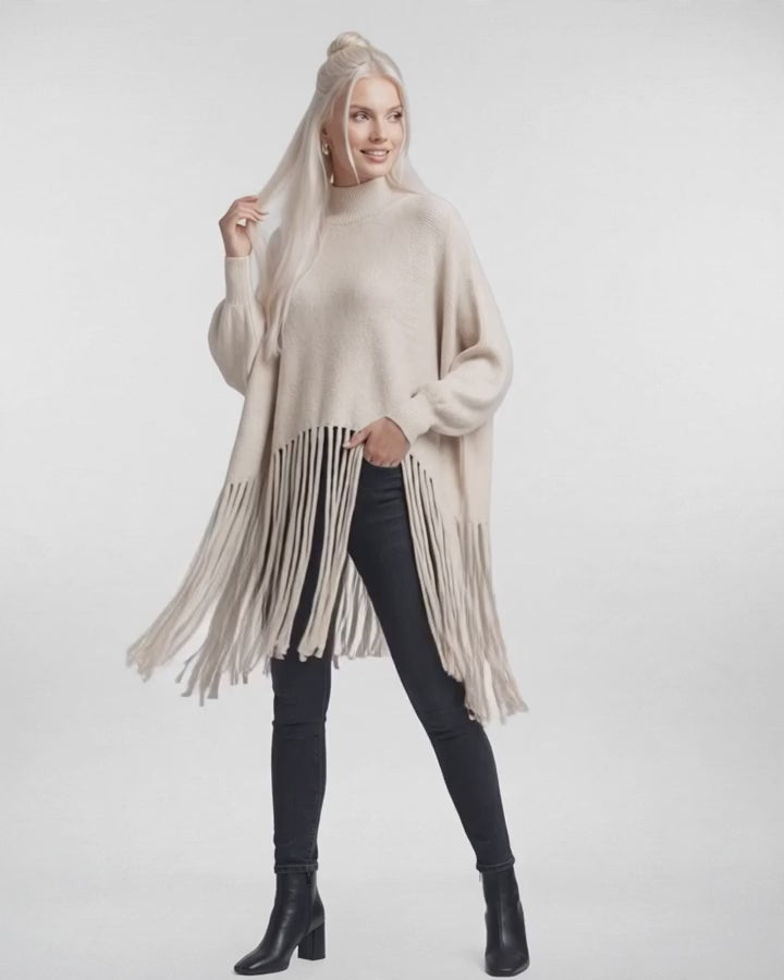 Moonfall Fringe Poncho