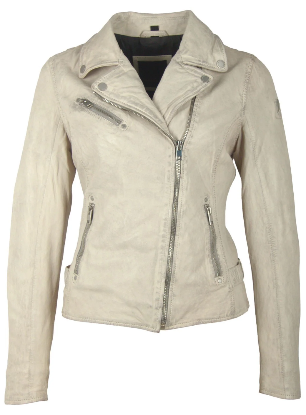 Sofia RF Leather Jacket, Off White