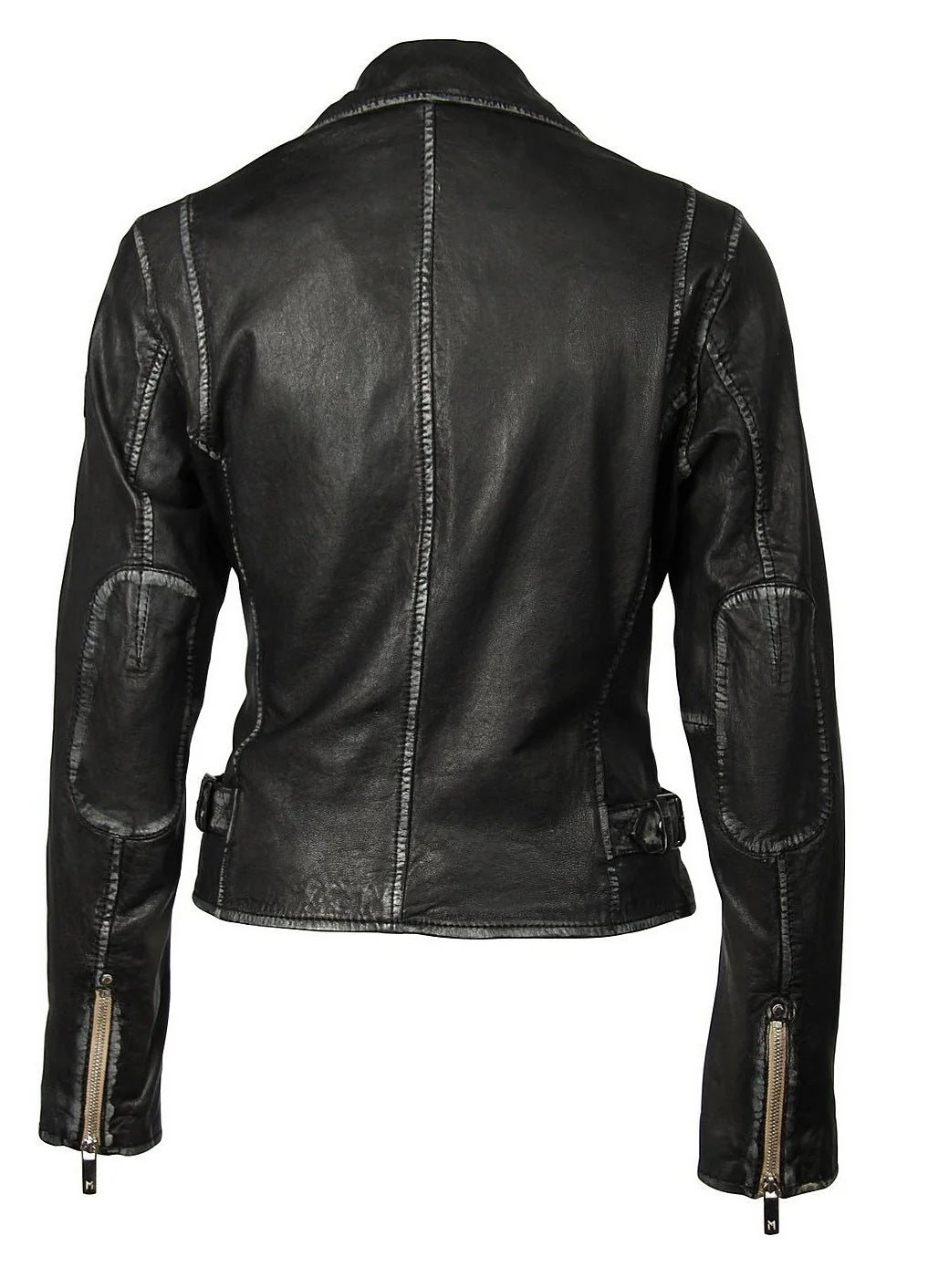 Sofia RF Leather Jacket, Black
