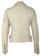 Sofia RF Leather Jacket, Off White
